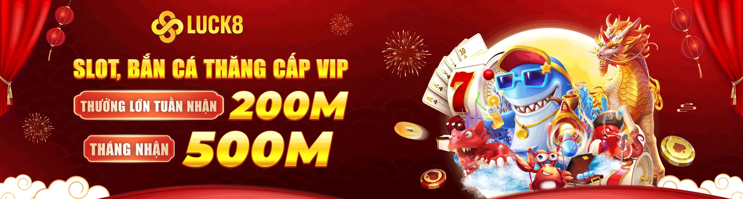 SLOT BẮN CÁ THĂNG CẤP VIP LUCK8